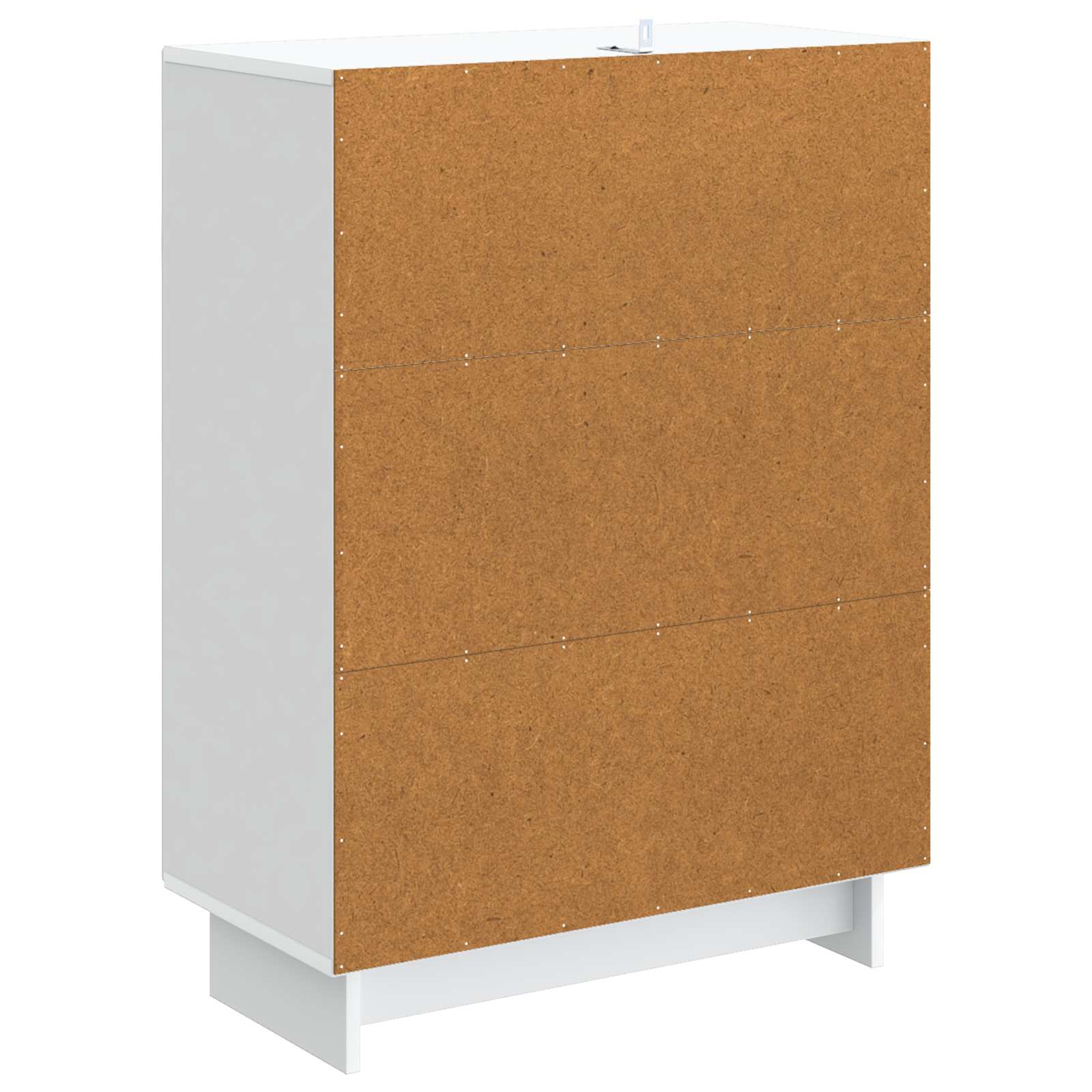 Dressoir Wit 66 x 34,5 x 90 cm Bewerkt hout is nu te koop bij PeponiXL, paradijselijk wonen!