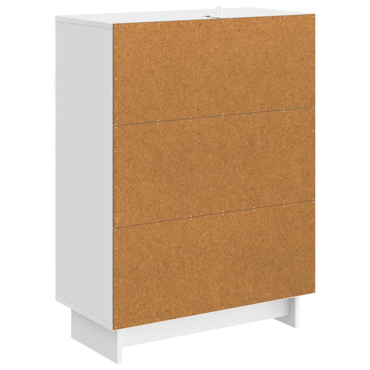 Dressoir Hoogglans Wit 66 x 34,5 x 90 cm Bewerkt hout is nu te koop bij PeponiXL, paradijselijk wonen!
