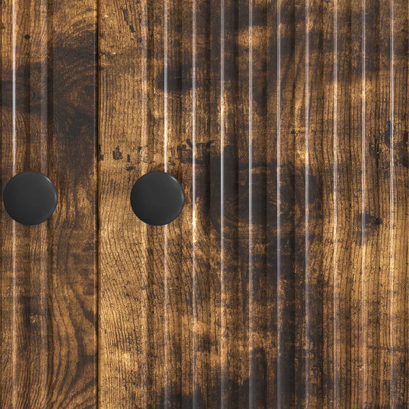Dressoir Gerookt eiken 66 x 34,5 x 90 cm Bewerkt hout is nu te koop bij PeponiXL, paradijselijk wonen!