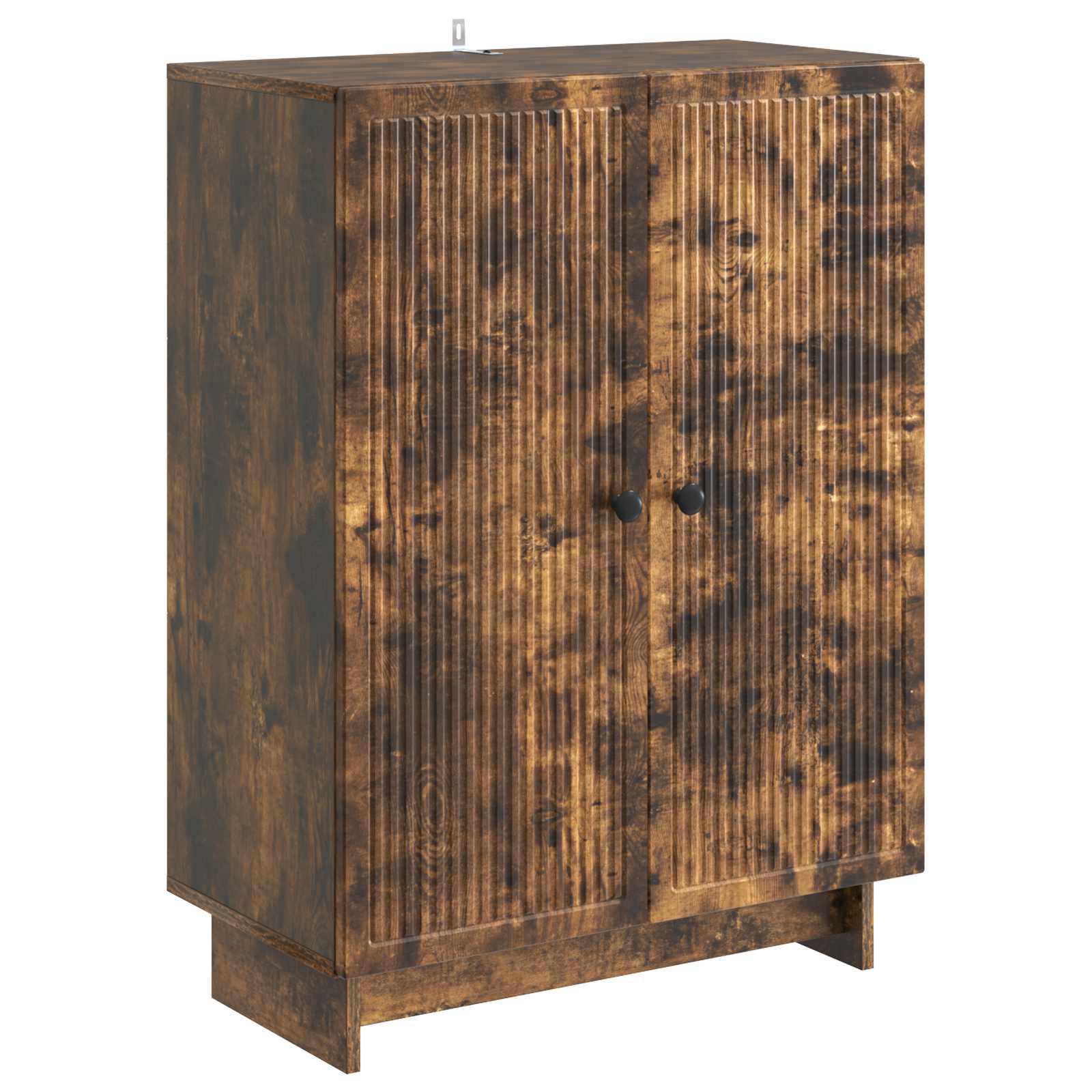 Dressoir Gerookt eiken 66 x 34,5 x 90 cm Bewerkt hout is nu te koop bij PeponiXL, paradijselijk wonen!