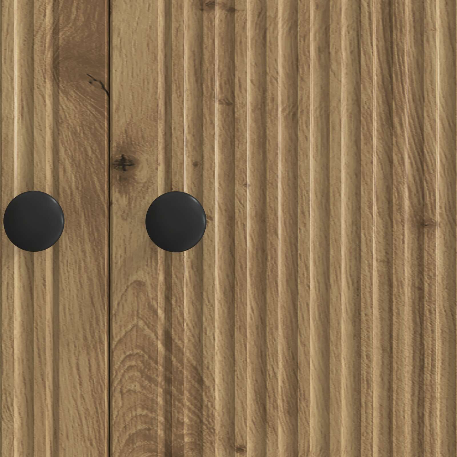 Dressoir Artisanaal eiken 66 x 34,5 x 90 cm Bewerkt hout is nu te koop bij PeponiXL, paradijselijk wonen!