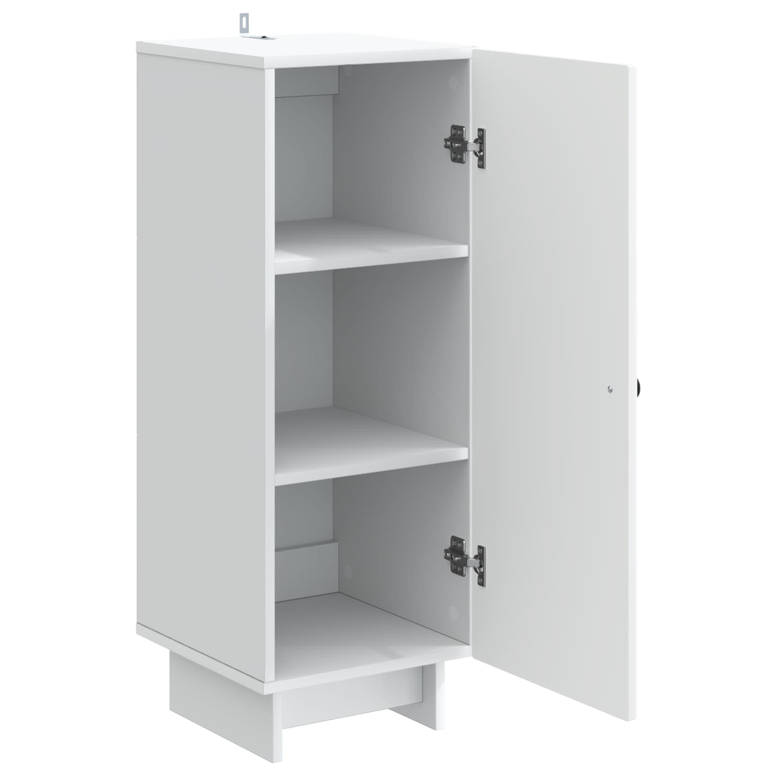 Dressoir Wit 33 x 34,5 x 90 cm Bewerkt hout is nu te koop bij PeponiXL, paradijselijk wonen!