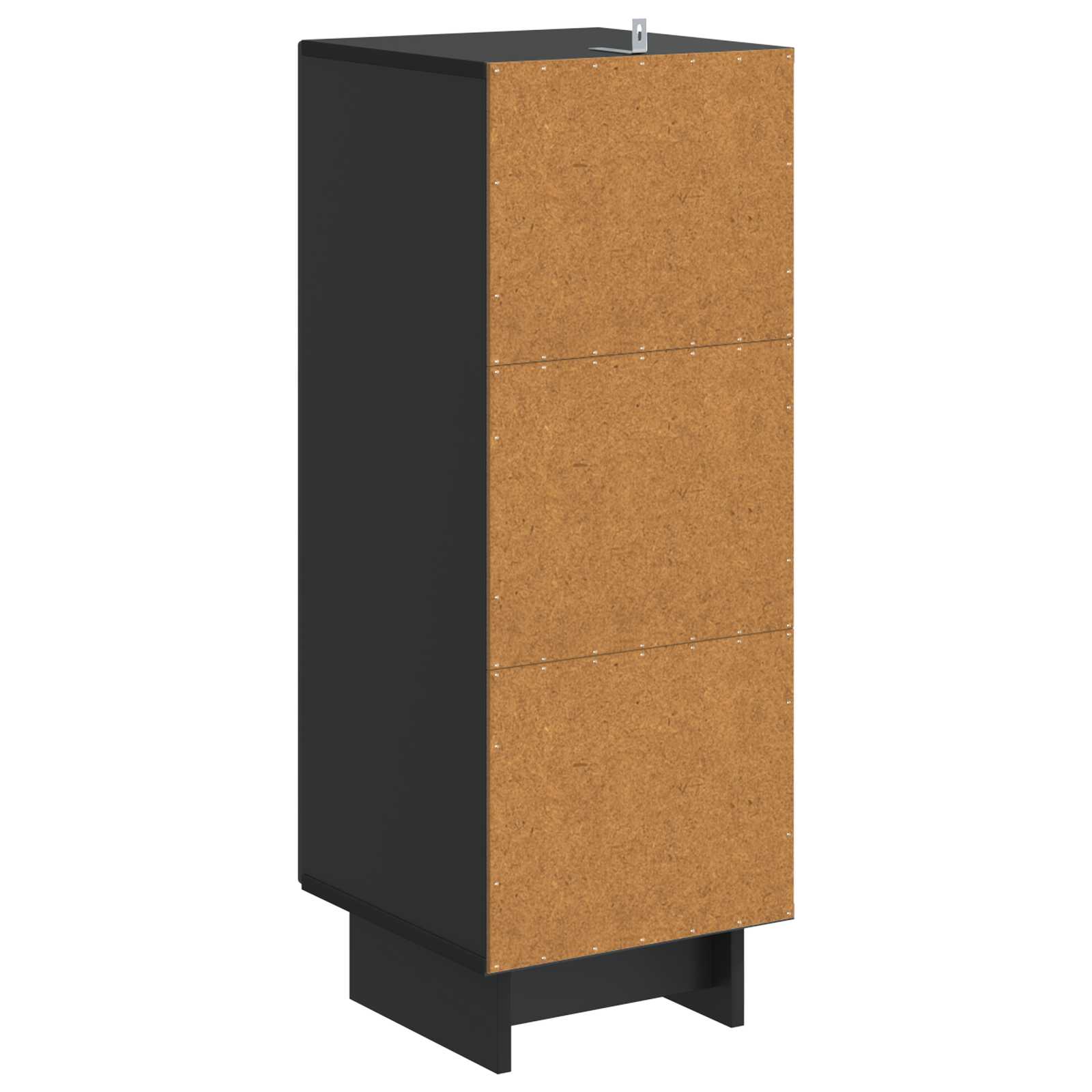 Kast Zwart 33 x 34,5 x 90 cm Geconstrueerd hout is nu te koop bij PeponiXL, paradijselijk wonen!