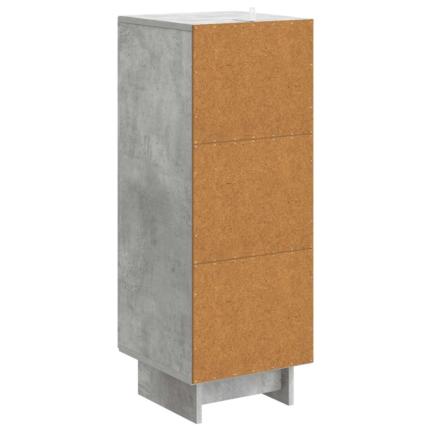 Kast Beton Grijs 33 x 34,5 x 90 cm Geconstrueerd hout is nu te koop bij PeponiXL, paradijselijk wonen!