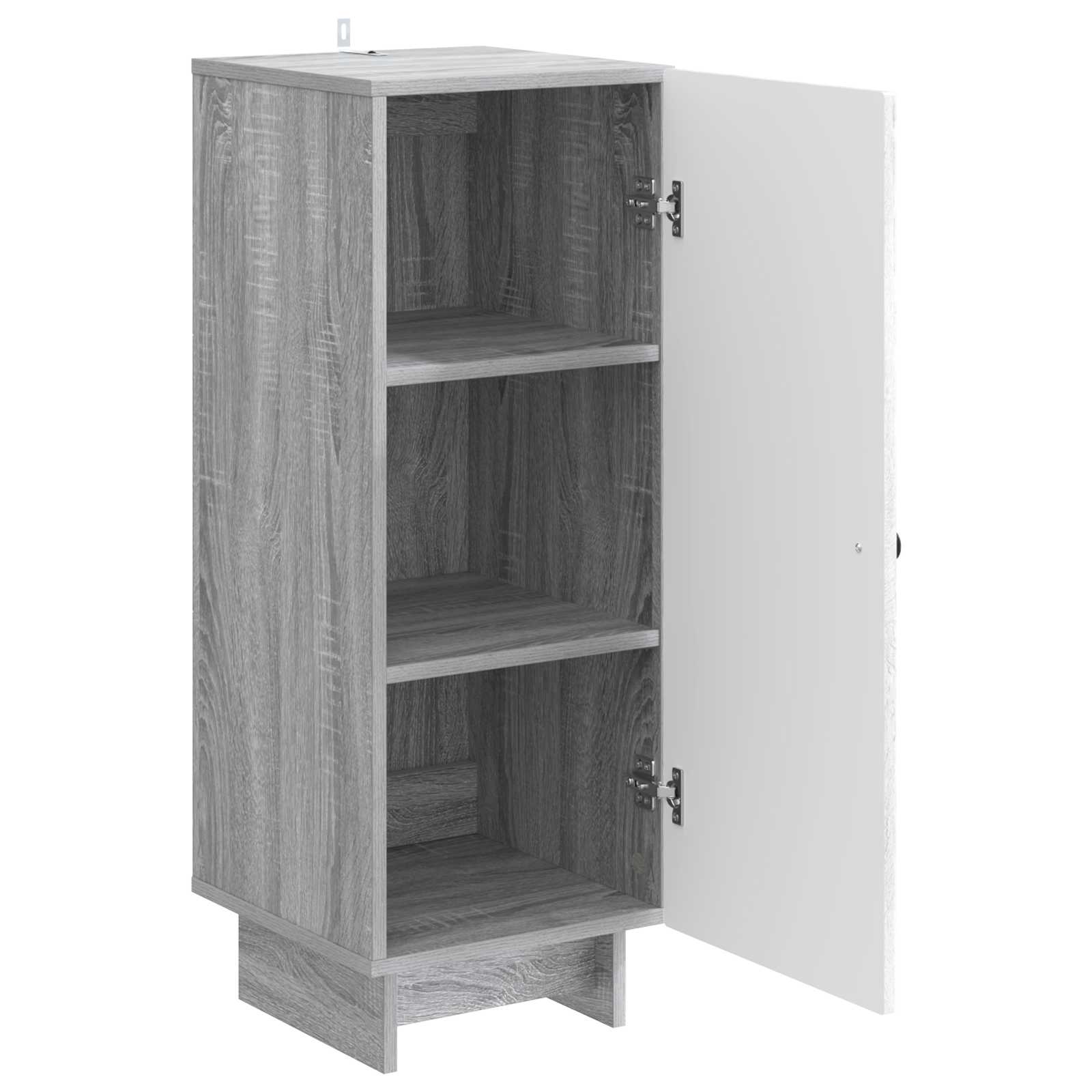 Kast Grijze Sonoma 33 x 34,5 x 90 cm Geconstrueerd hout is nu te koop bij PeponiXL, paradijselijk wonen!
