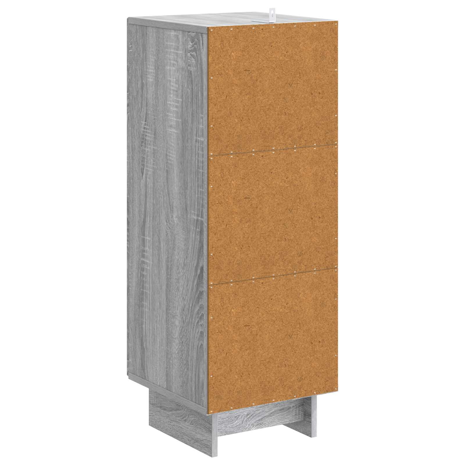 Kast Grijze Sonoma 33 x 34,5 x 90 cm Geconstrueerd hout is nu te koop bij PeponiXL, paradijselijk wonen!