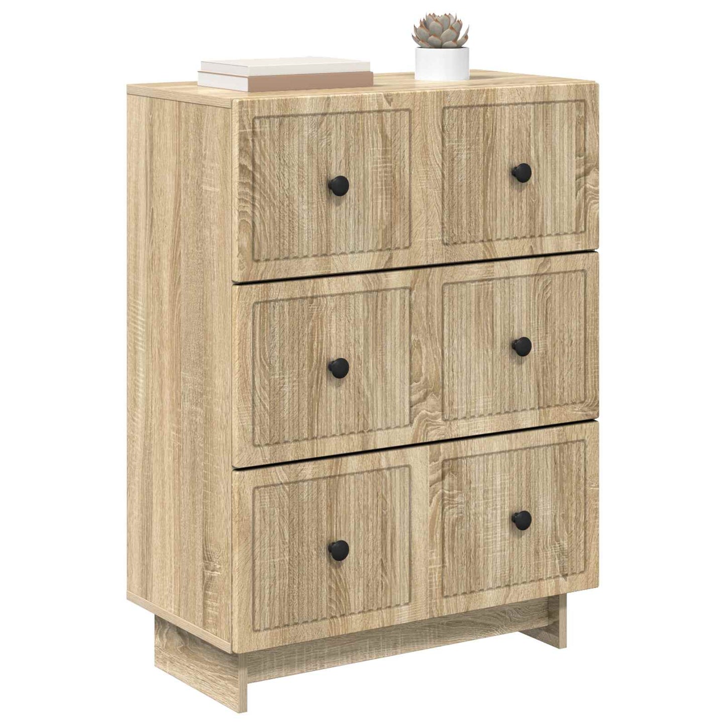 Ladenkast Sonoma Eiken 66 x 34,5 x 90 cm Bewerkt hout is nu te koop bij PeponiXL, paradijselijk wonen!