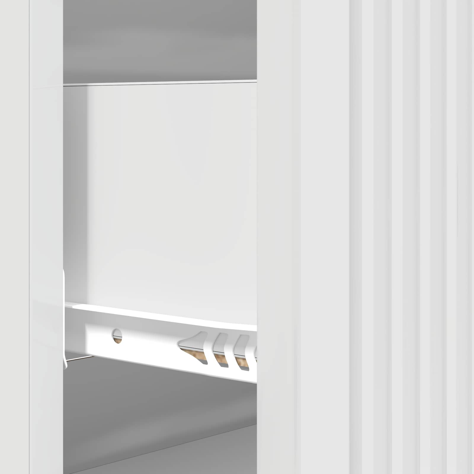 Ladenkast Hoogglans Wit 66 x 34,5 x 90 cm Bewerkt hout is nu te koop bij PeponiXL, paradijselijk wonen!