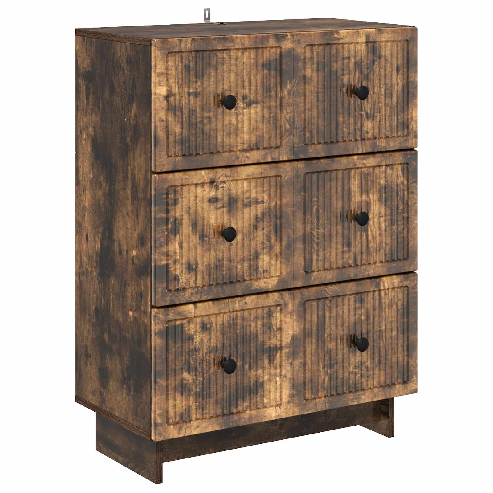 Ladenkast Gerookt eiken 66 x 34,5 x 90 cm Bewerkt hout is nu te koop bij PeponiXL, paradijselijk wonen!