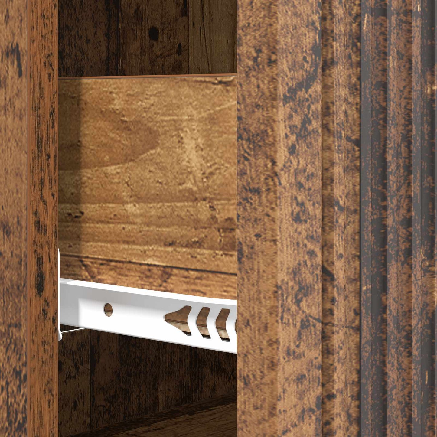 Ladenkast Oud hout 66 x 34,5 x 90 cm Bewerkt hout is nu te koop bij PeponiXL, paradijselijk wonen!