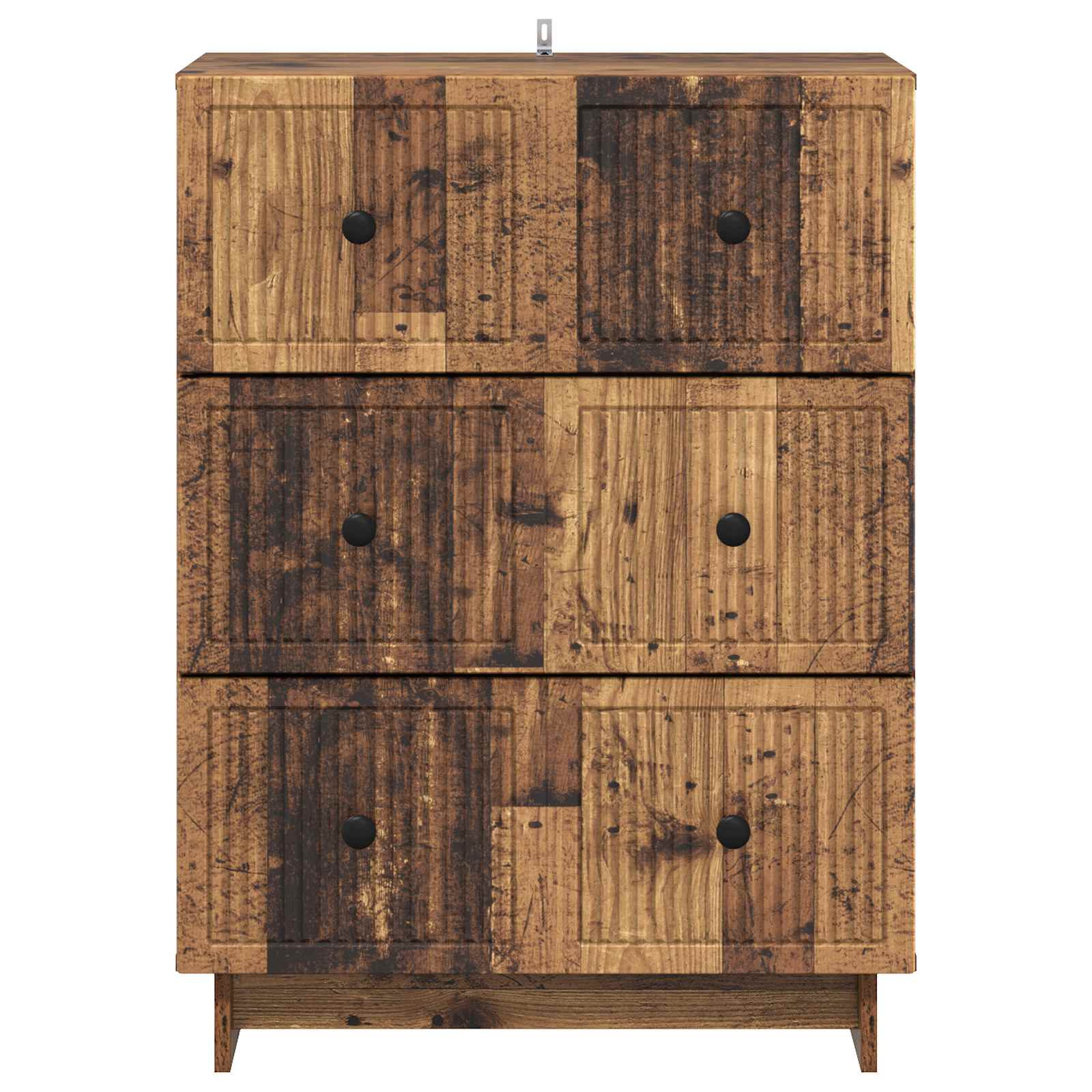 Ladenkast Oud hout 66 x 34,5 x 90 cm Bewerkt hout is nu te koop bij PeponiXL, paradijselijk wonen!
