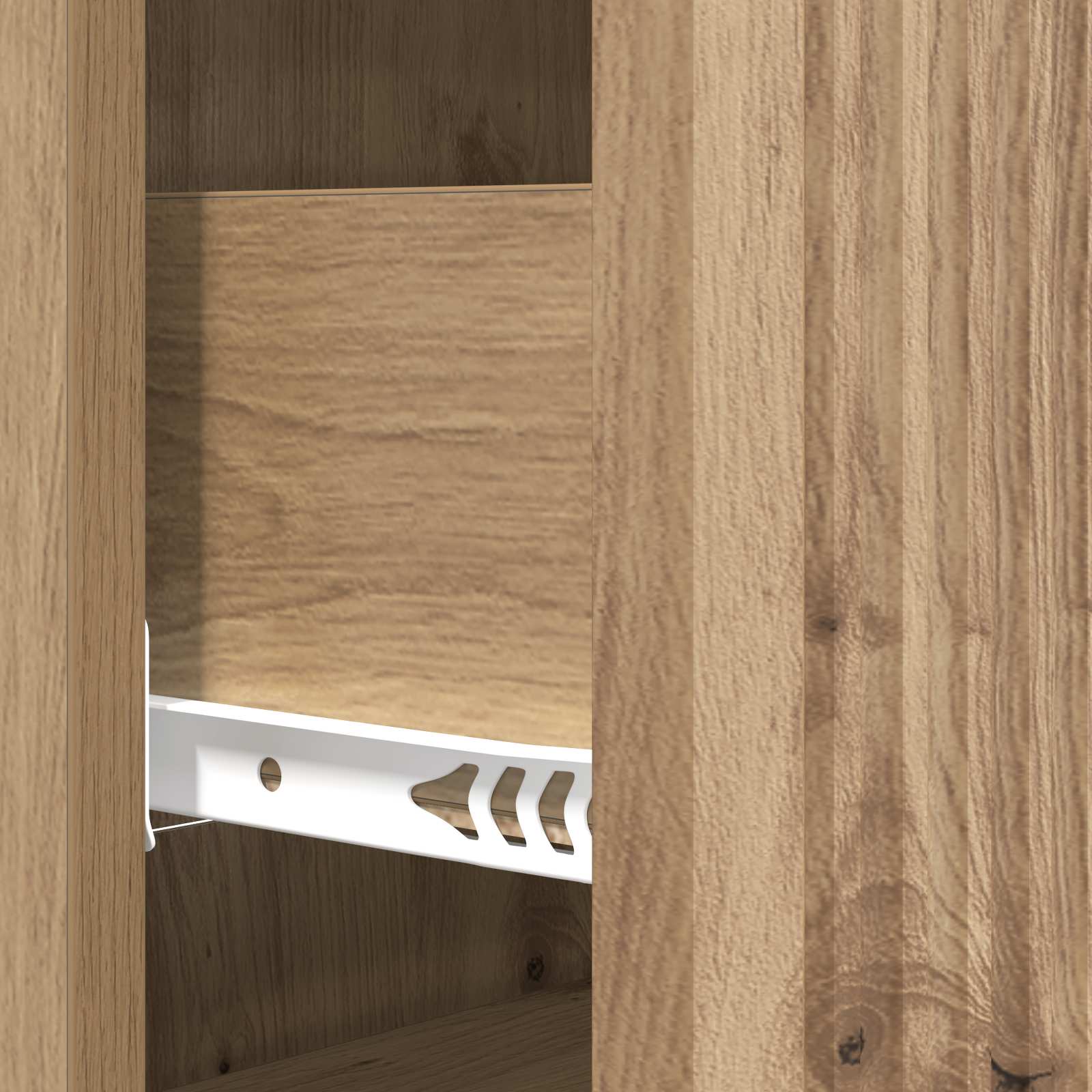 Ladenkast Artisanaal eiken 66 x 34,5 x 90 cm Bewerkt hout is nu te koop bij PeponiXL, paradijselijk wonen!