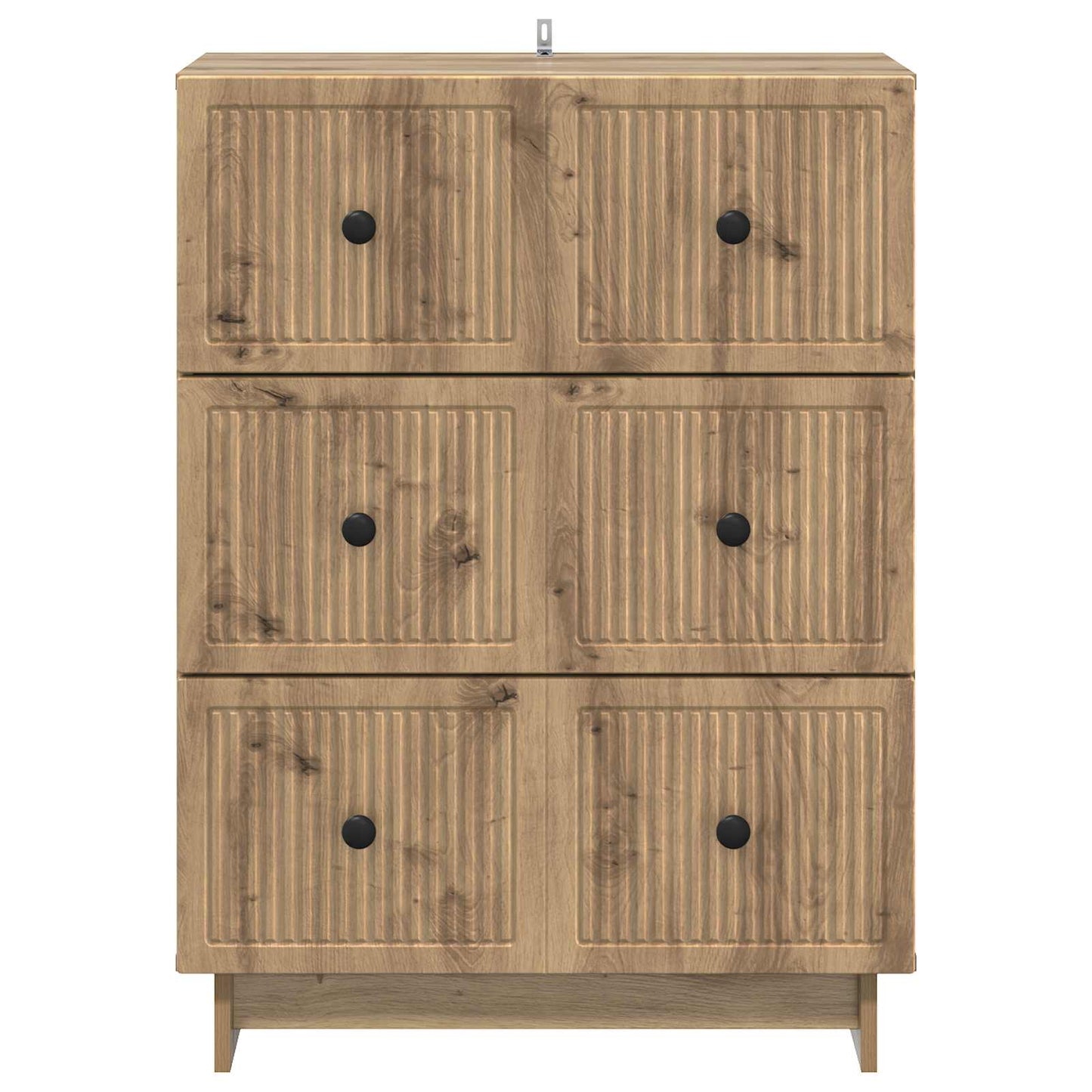 Ladenkast Artisanaal eiken 66 x 34,5 x 90 cm Bewerkt hout is nu te koop bij PeponiXL, paradijselijk wonen!