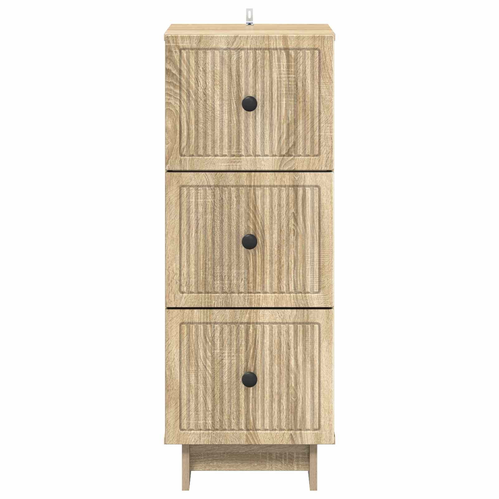 Ladenkast Sonoma Eiken 33 x 34,5 x 90 cm Bewerkt hout is nu te koop bij PeponiXL, paradijselijk wonen!