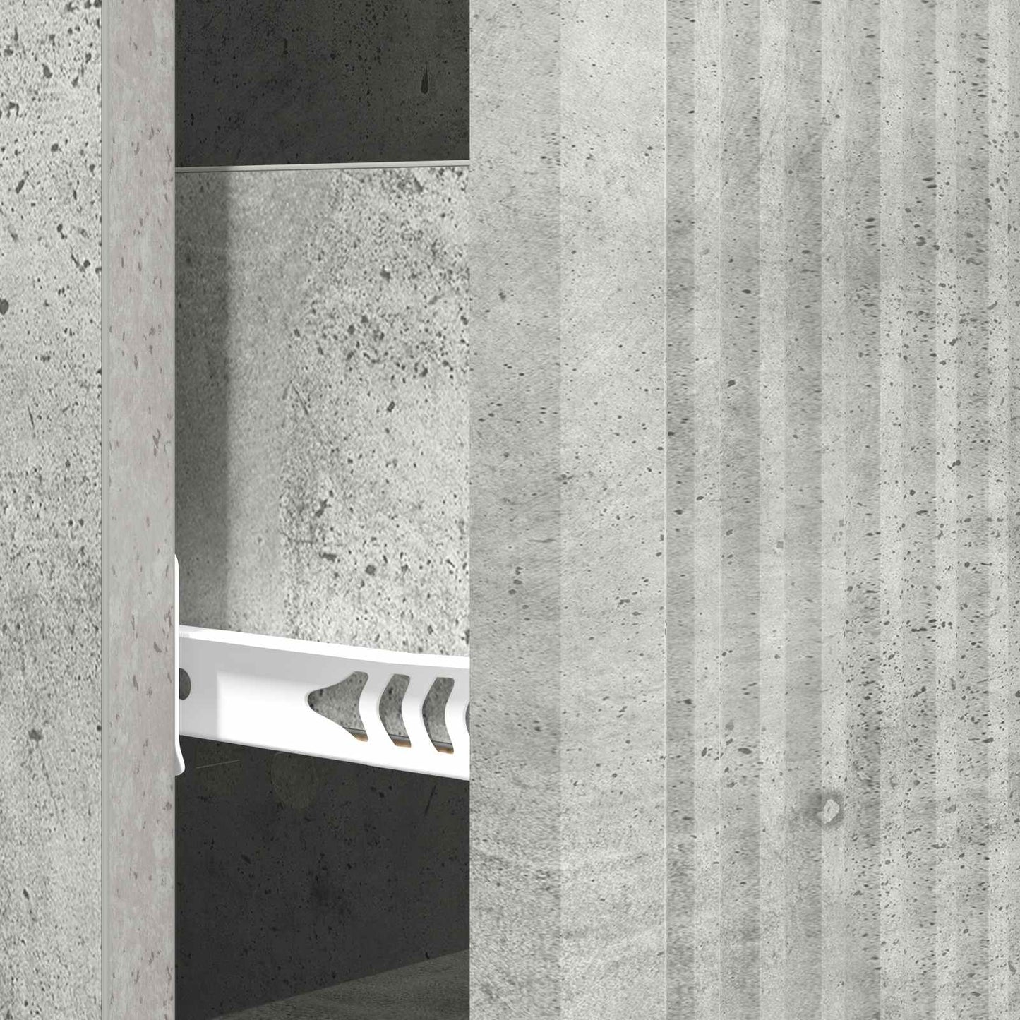 Ladenkast Betongrijs 33 x 34,5 x 90 cm Bewerkt hout is nu te koop bij PeponiXL, paradijselijk wonen!