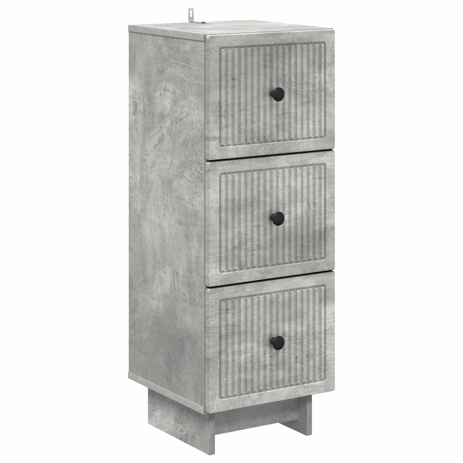 Ladenkast Betongrijs 33 x 34,5 x 90 cm Bewerkt hout is nu te koop bij PeponiXL, paradijselijk wonen!