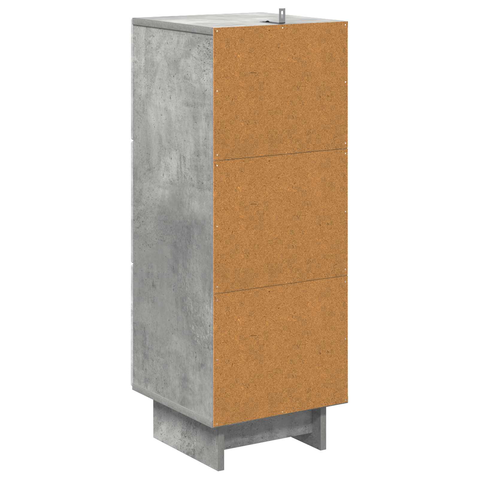 Ladenkast Betongrijs 33 x 34,5 x 90 cm Bewerkt hout is nu te koop bij PeponiXL, paradijselijk wonen!