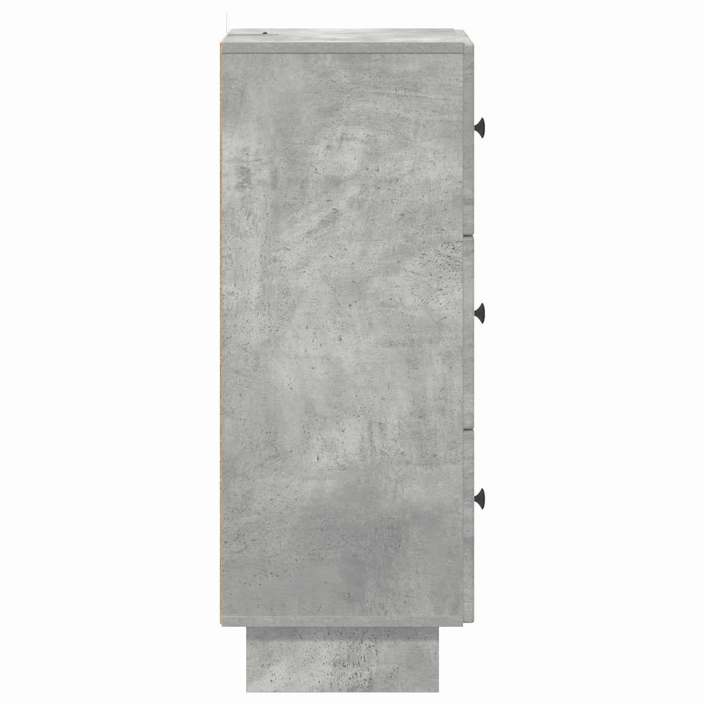 Ladenkast Betongrijs 33 x 34,5 x 90 cm Bewerkt hout is nu te koop bij PeponiXL, paradijselijk wonen!