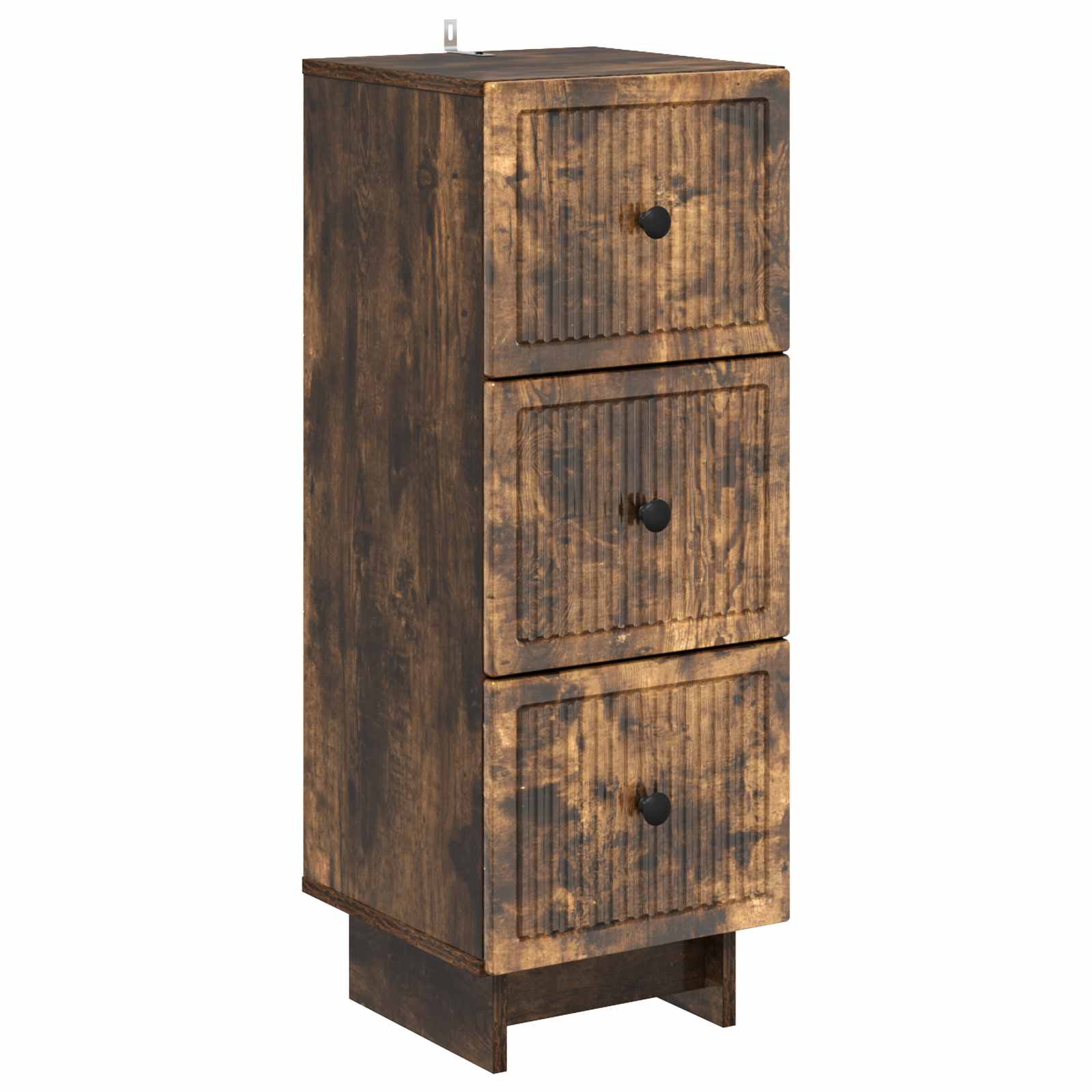 Ladenkast Gerookt eiken 33 x 34,5 x 90 cm Bewerkt hout is nu te koop bij PeponiXL, paradijselijk wonen!