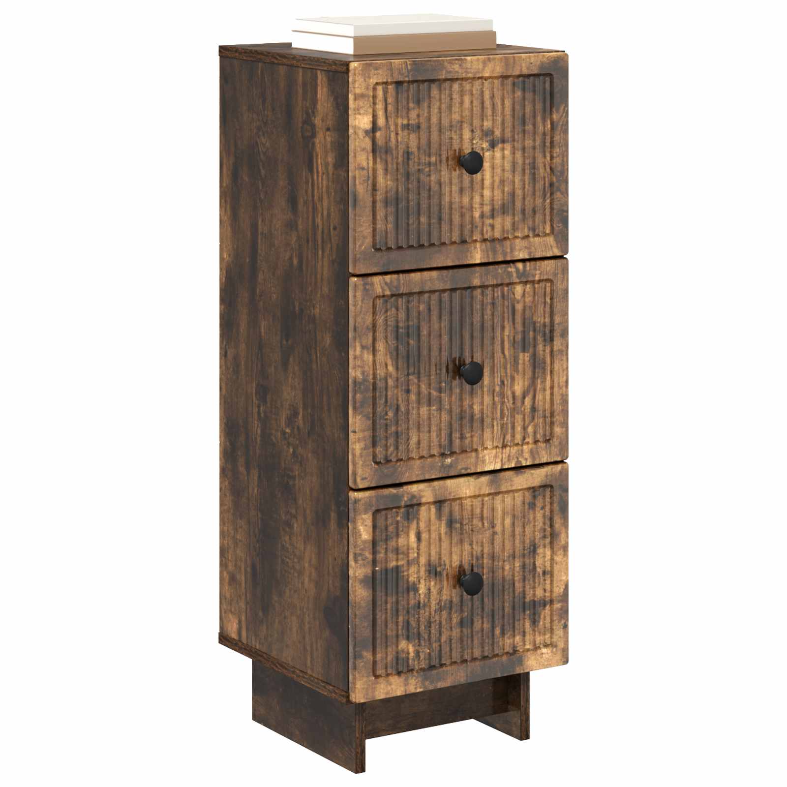 Ladenkast Gerookt eiken 33 x 34,5 x 90 cm Bewerkt hout is nu te koop bij PeponiXL, paradijselijk wonen!