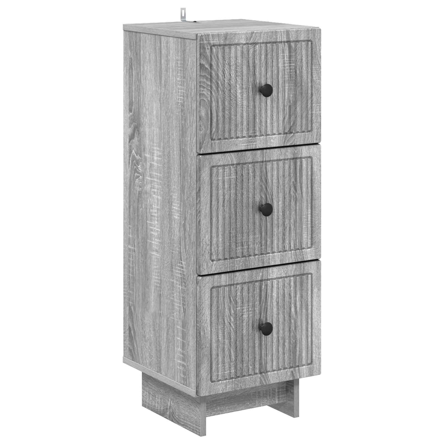 Ladenkast Grijs sonoma 33 x 34,5 x 90 cm Bewerkt hout is nu te koop bij PeponiXL, paradijselijk wonen!