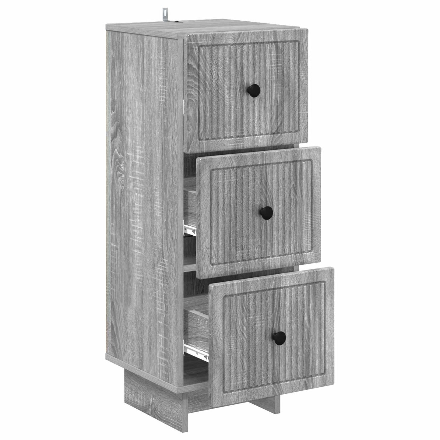 Ladenkast Grijs sonoma 33 x 34,5 x 90 cm Bewerkt hout is nu te koop bij PeponiXL, paradijselijk wonen!
