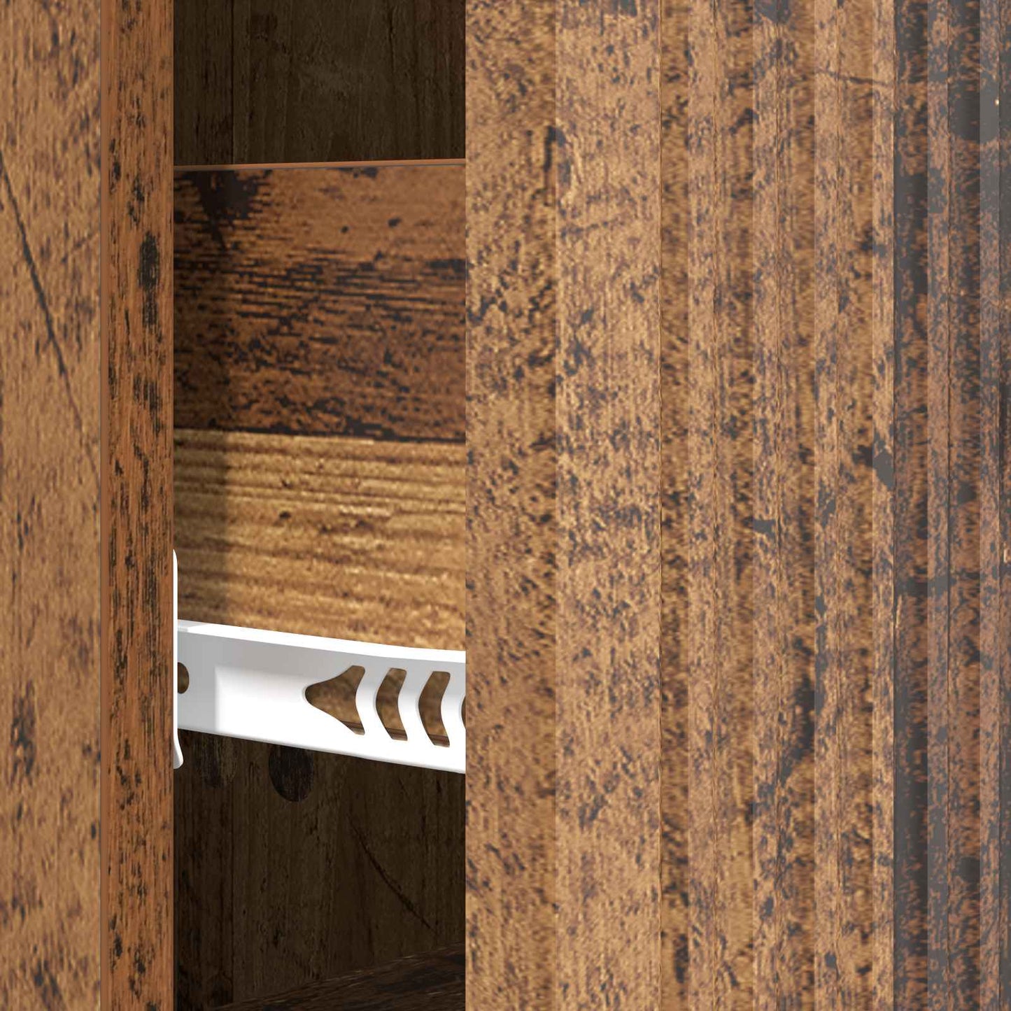 Ladenkast Oud hout 33 x 34,5 x 90 cm Bewerkt hout is nu te koop bij PeponiXL, paradijselijk wonen!