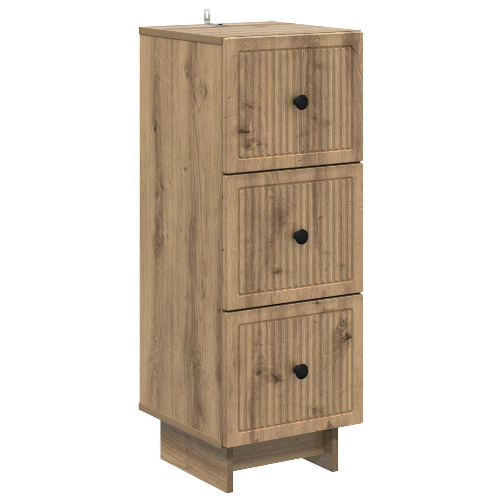 Ladenkast Artisanaal eiken 33 x 34,5 x 90 cm Bewerkt hout is nu te koop bij PeponiXL, paradijselijk wonen!