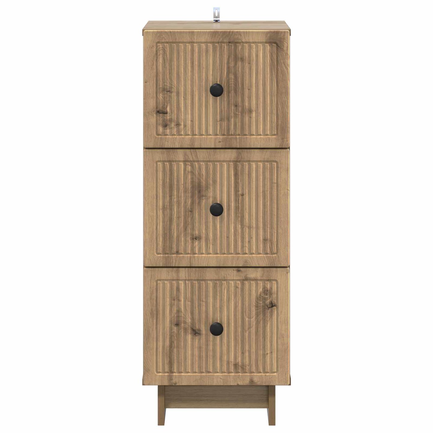 Ladenkast Artisanaal eiken 33 x 34,5 x 90 cm Bewerkt hout is nu te koop bij PeponiXL, paradijselijk wonen!