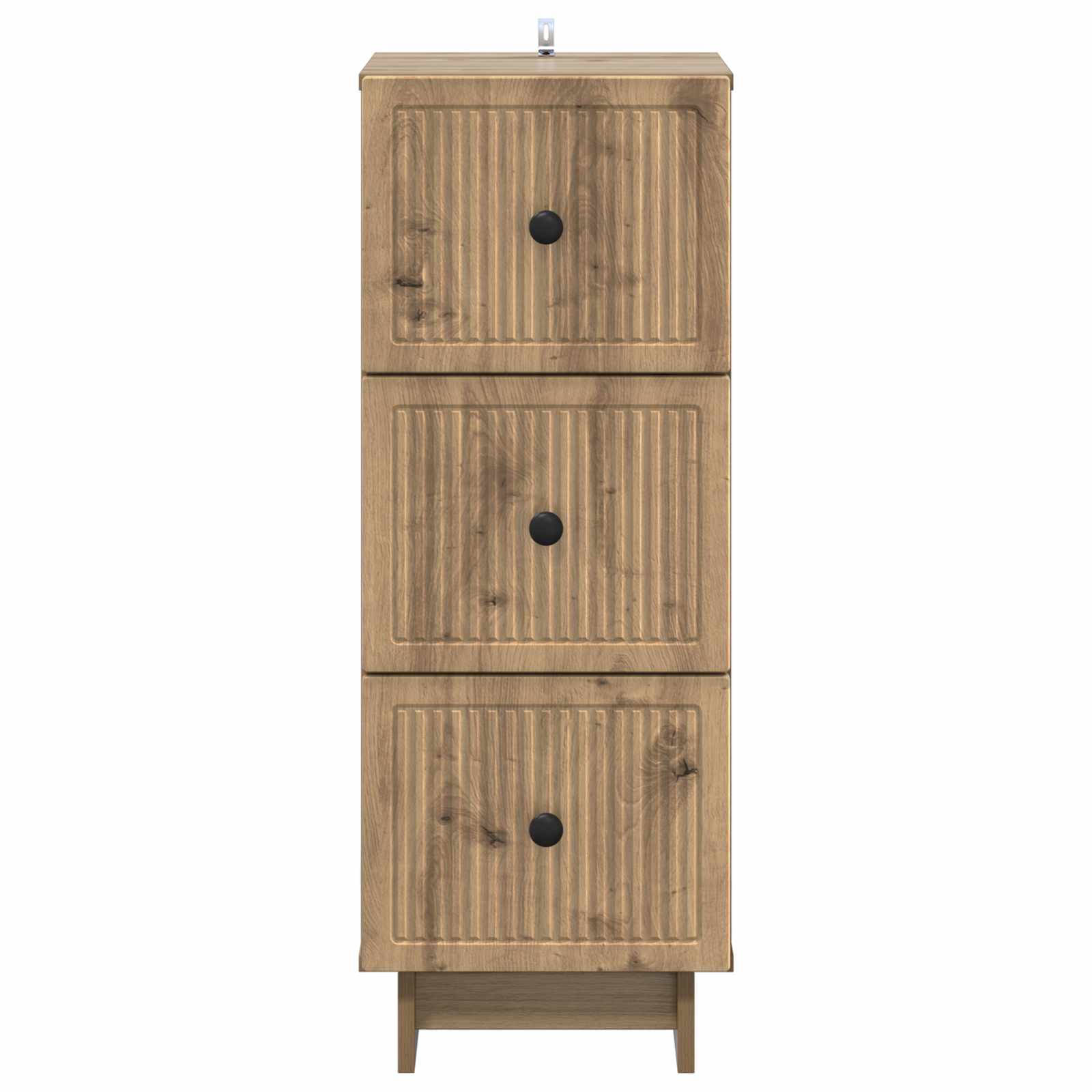 Ladenkast Artisanaal eiken 33 x 34,5 x 90 cm Bewerkt hout is nu te koop bij PeponiXL, paradijselijk wonen!