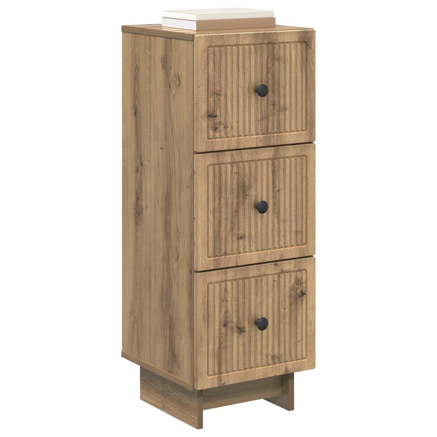 Ladenkast Artisanaal eiken 33 x 34,5 x 90 cm Bewerkt hout is nu te koop bij PeponiXL, paradijselijk wonen!
