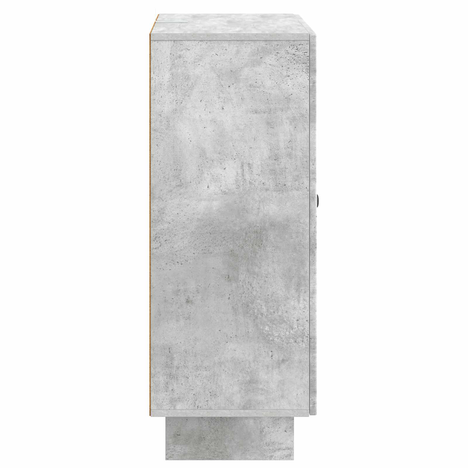 Dressoir met lade Betongrijs 66 x 34,5 x 90 cm Bewerkt hout is nu te koop bij PeponiXL, paradijselijk wonen!