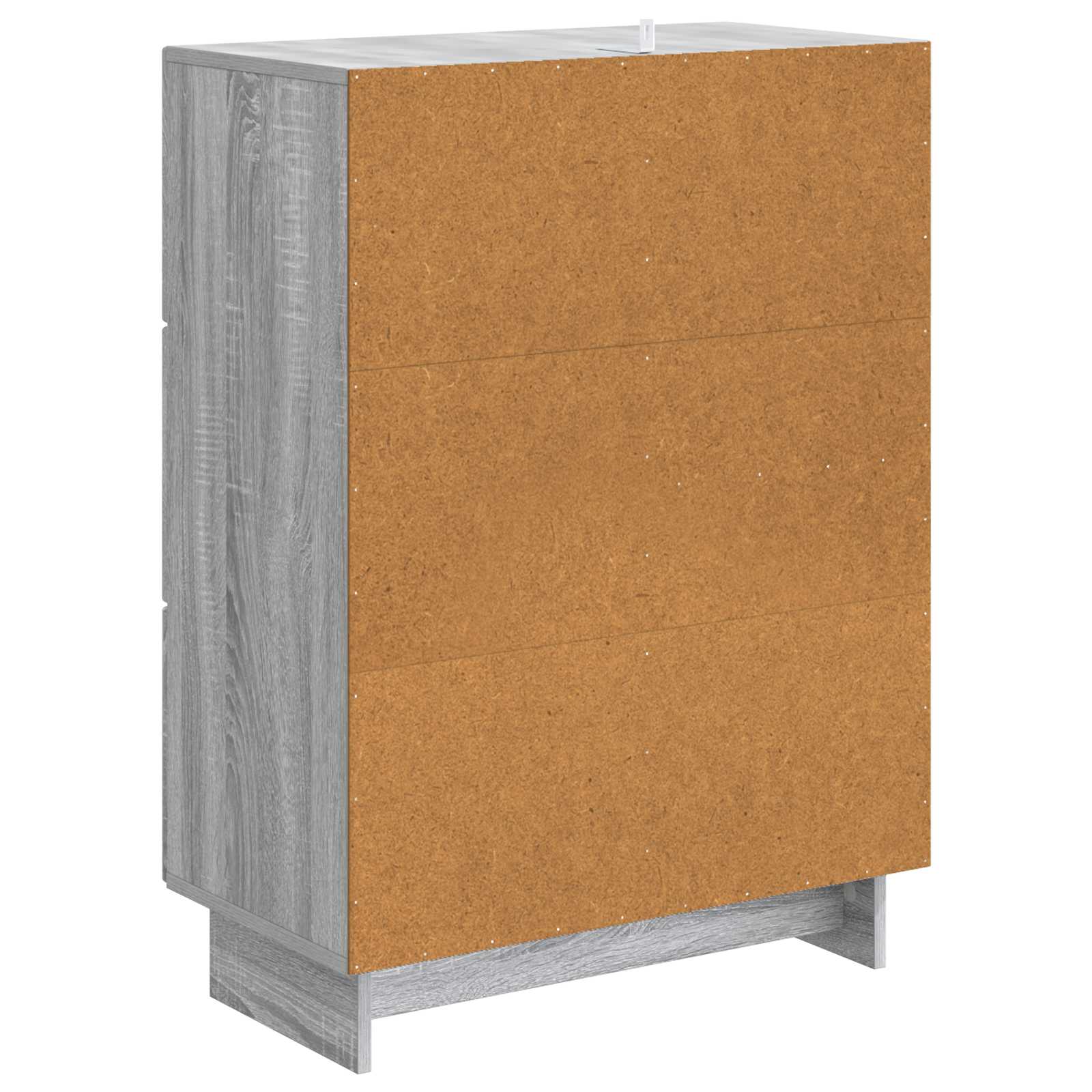 Dressoir met lade Grijs sonoma 66 x 34,5 x 90 cm Bewerkt hout is nu te koop bij PeponiXL, paradijselijk wonen!
