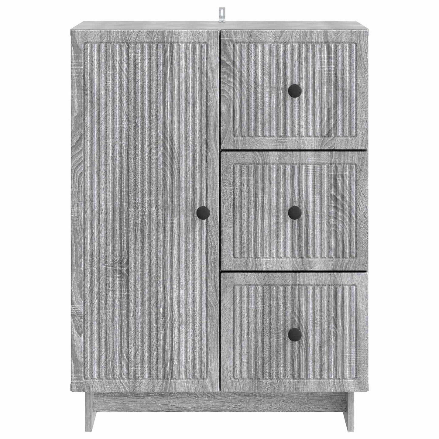 Dressoir met lade Grijs sonoma 66 x 34,5 x 90 cm Bewerkt hout is nu te koop bij PeponiXL, paradijselijk wonen!