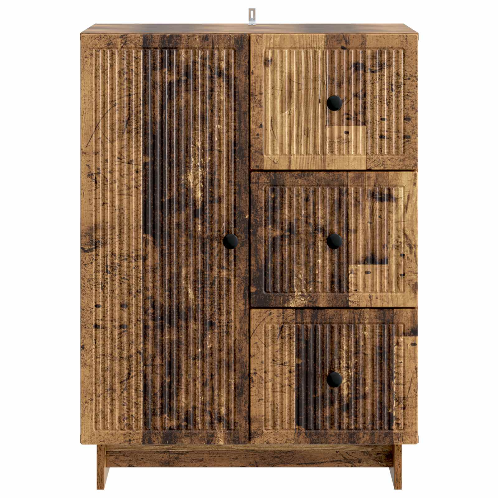 Dressoir met lade Oud hout 66 x 34,5 x 90 cm Bewerkt hout is nu te koop bij PeponiXL, paradijselijk wonen!