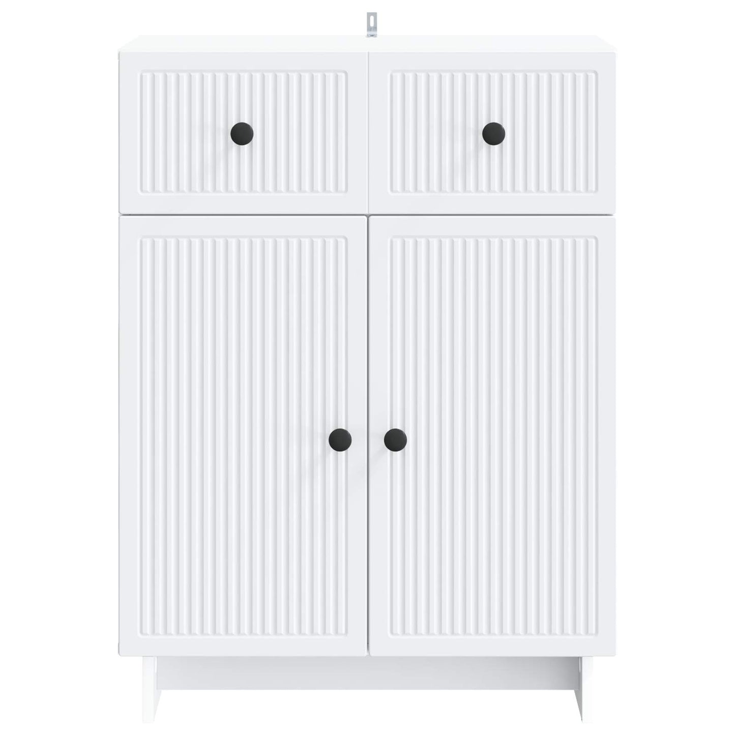 Dressoir Wit 66 x 34,5 x 90 cm Bewerkt hout is nu te koop bij PeponiXL, paradijselijk wonen!