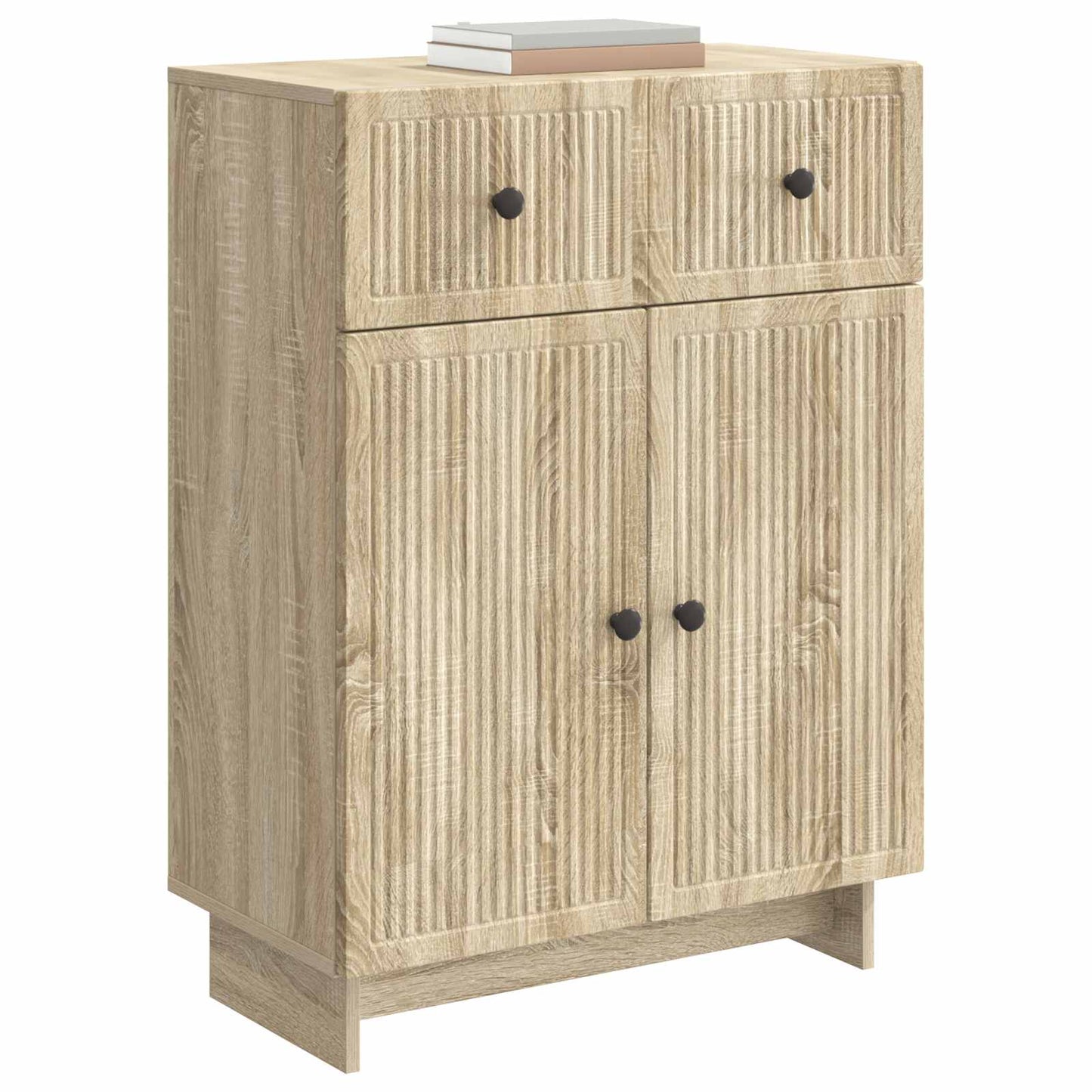 Dressoir met lade Sonoma Eiken 66 x 34,5 x 90 cm Bewerkt hout is nu te koop bij PeponiXL, paradijselijk wonen!