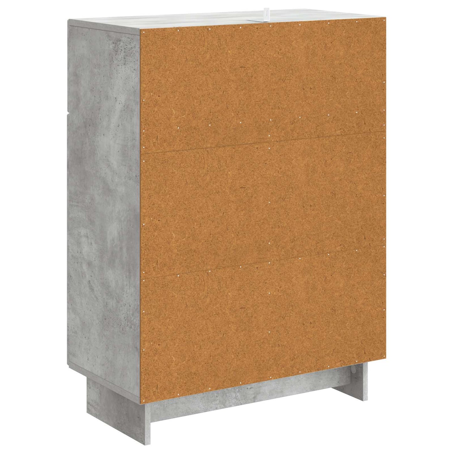 Dressoir met lade Betongrijs 66 x 34,5 x 90 cm Bewerkt hout is nu te koop bij PeponiXL, paradijselijk wonen!