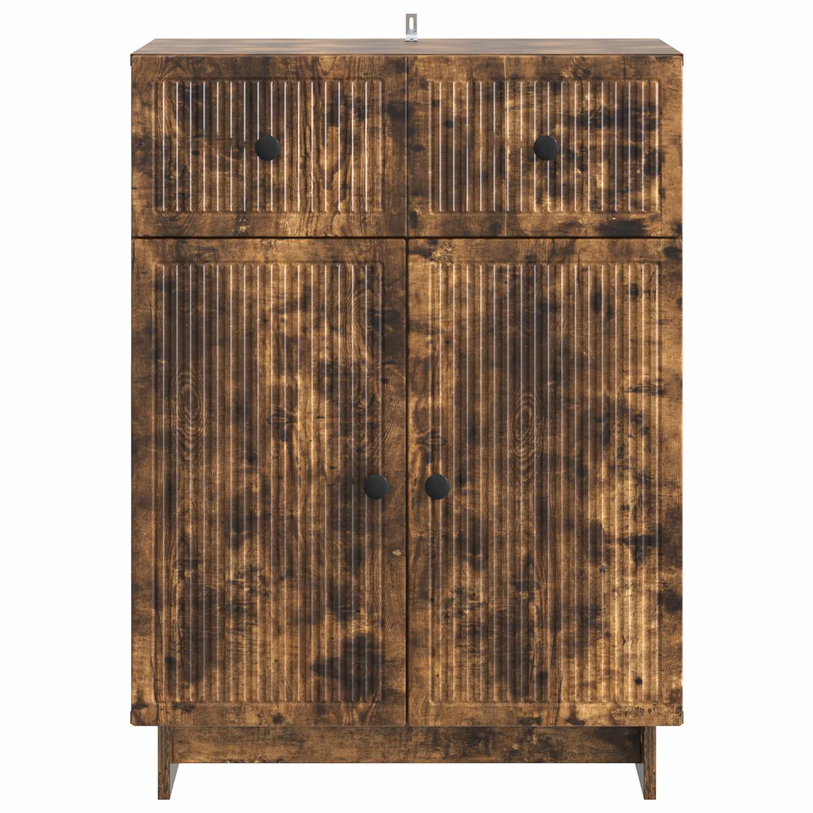 Dressoir met lade Gerookt eiken 66 x 34,5 x 90 cm Bewerkt hout is nu te koop bij PeponiXL, paradijselijk wonen!