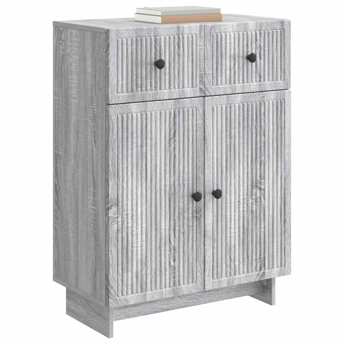 Dressoir met lade Grijs sonoma 66 x 34,5 x 90 cm Bewerkt hout is nu te koop bij PeponiXL, paradijselijk wonen!