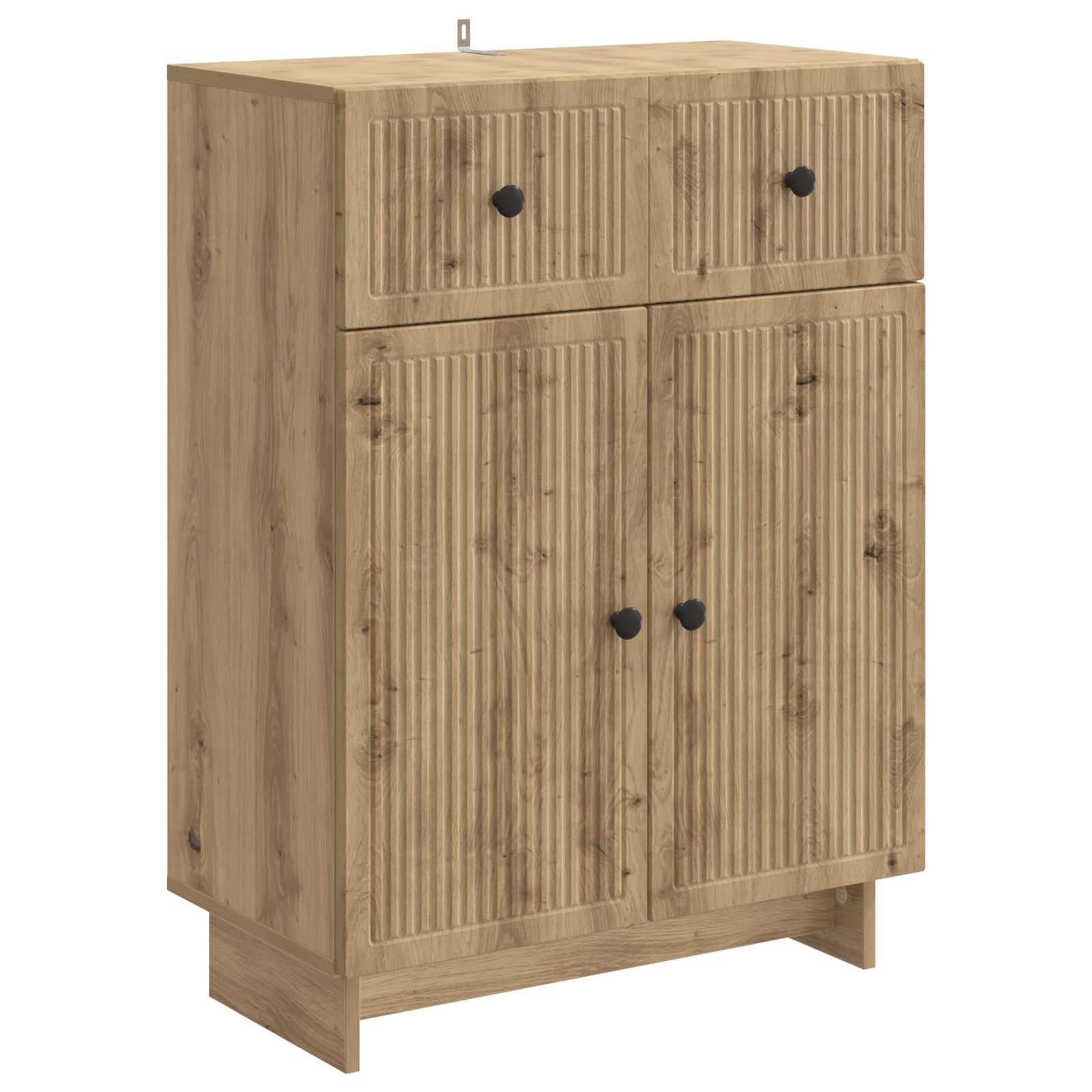 Dressoir Artisanaal eiken 66 x 34,5 x 90 cm Bewerkt hout is nu te koop bij PeponiXL, paradijselijk wonen!