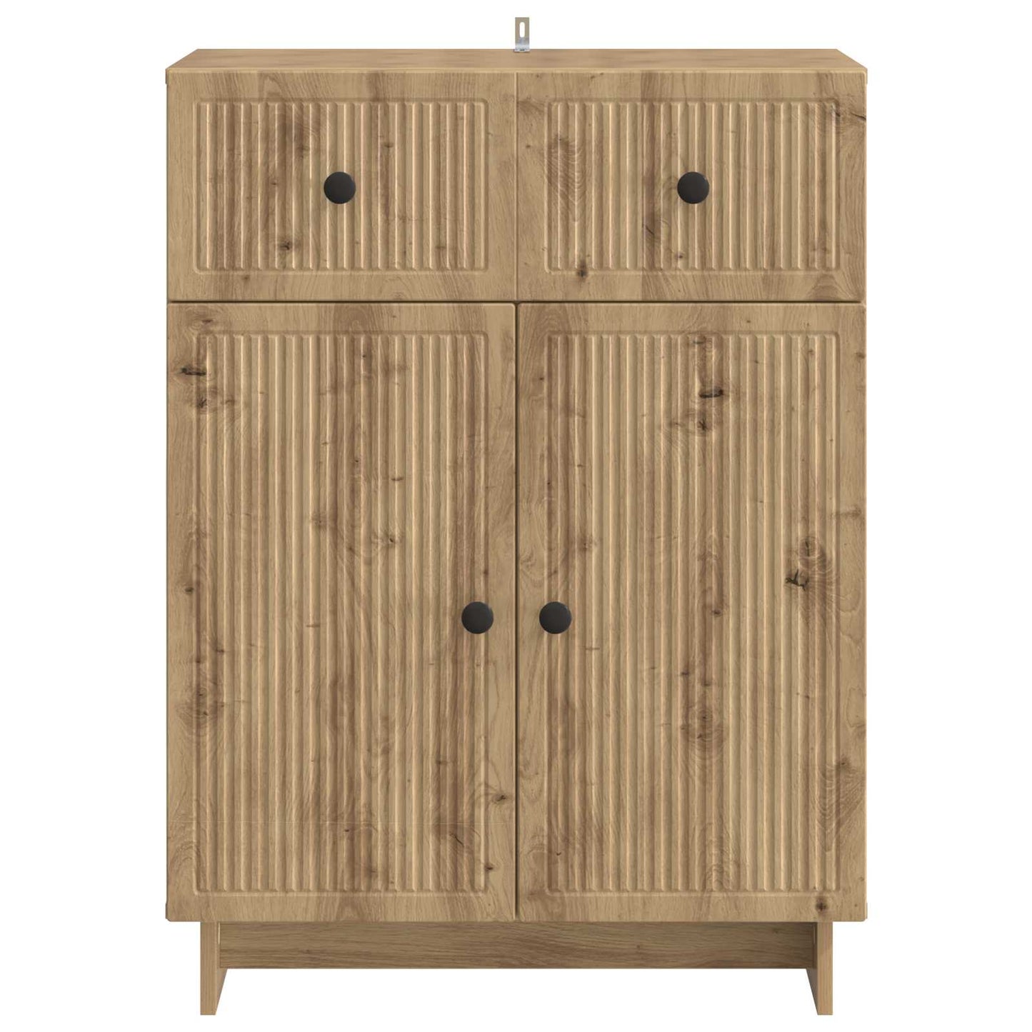 Dressoir Artisanaal eiken 66 x 34,5 x 90 cm Bewerkt hout is nu te koop bij PeponiXL, paradijselijk wonen!