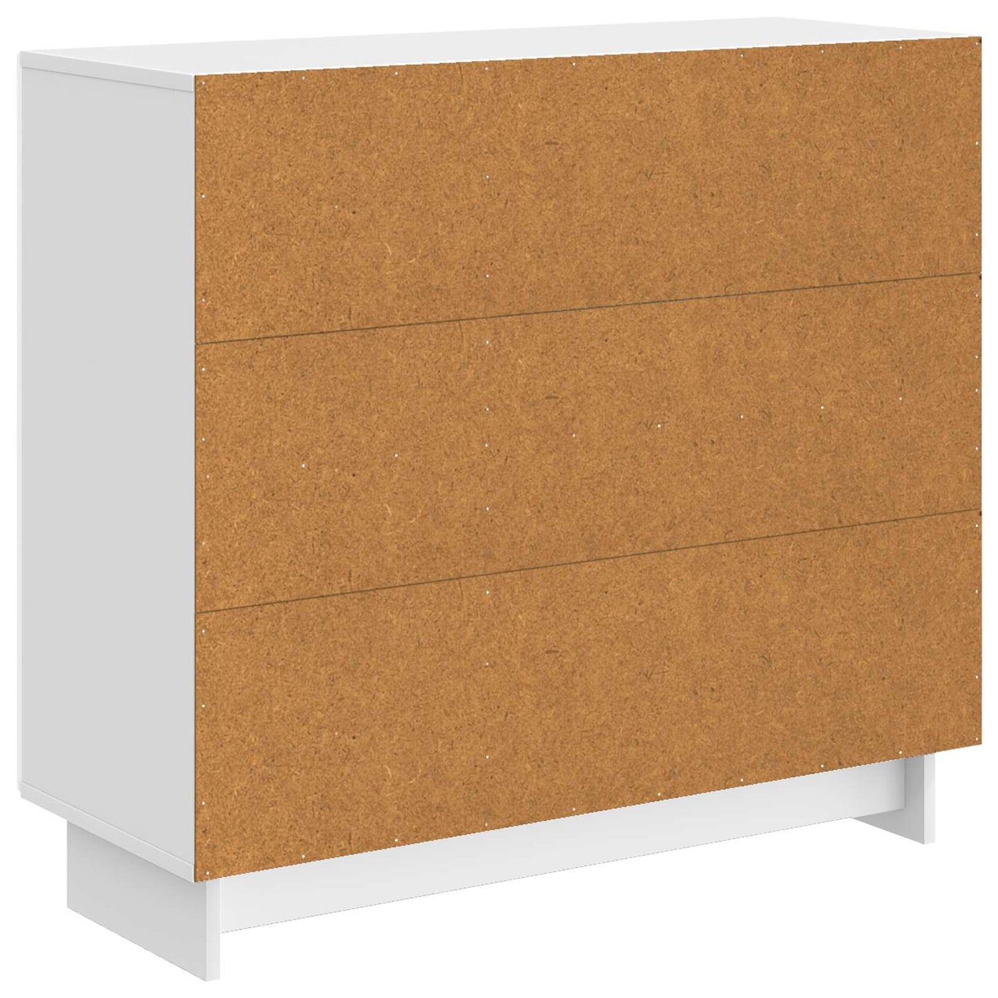 Dressoir Hoogglans Wit 89 x 34,5 x 80 cm Bewerkt hout is nu te koop bij PeponiXL, paradijselijk wonen!