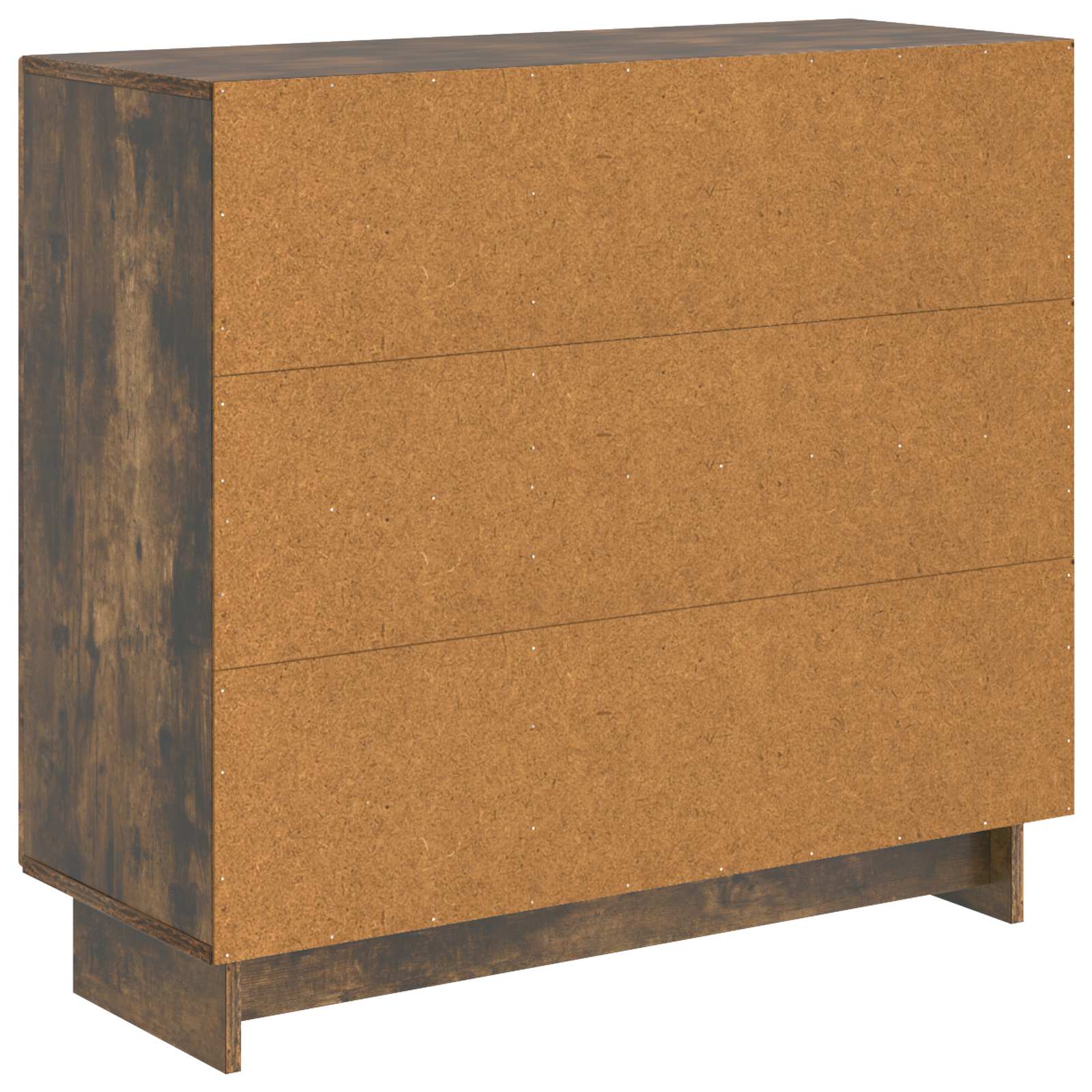 Dressoir Gerookt eiken 89 x 34,5 x 80 cm Bewerkt hout is nu te koop bij PeponiXL, paradijselijk wonen!