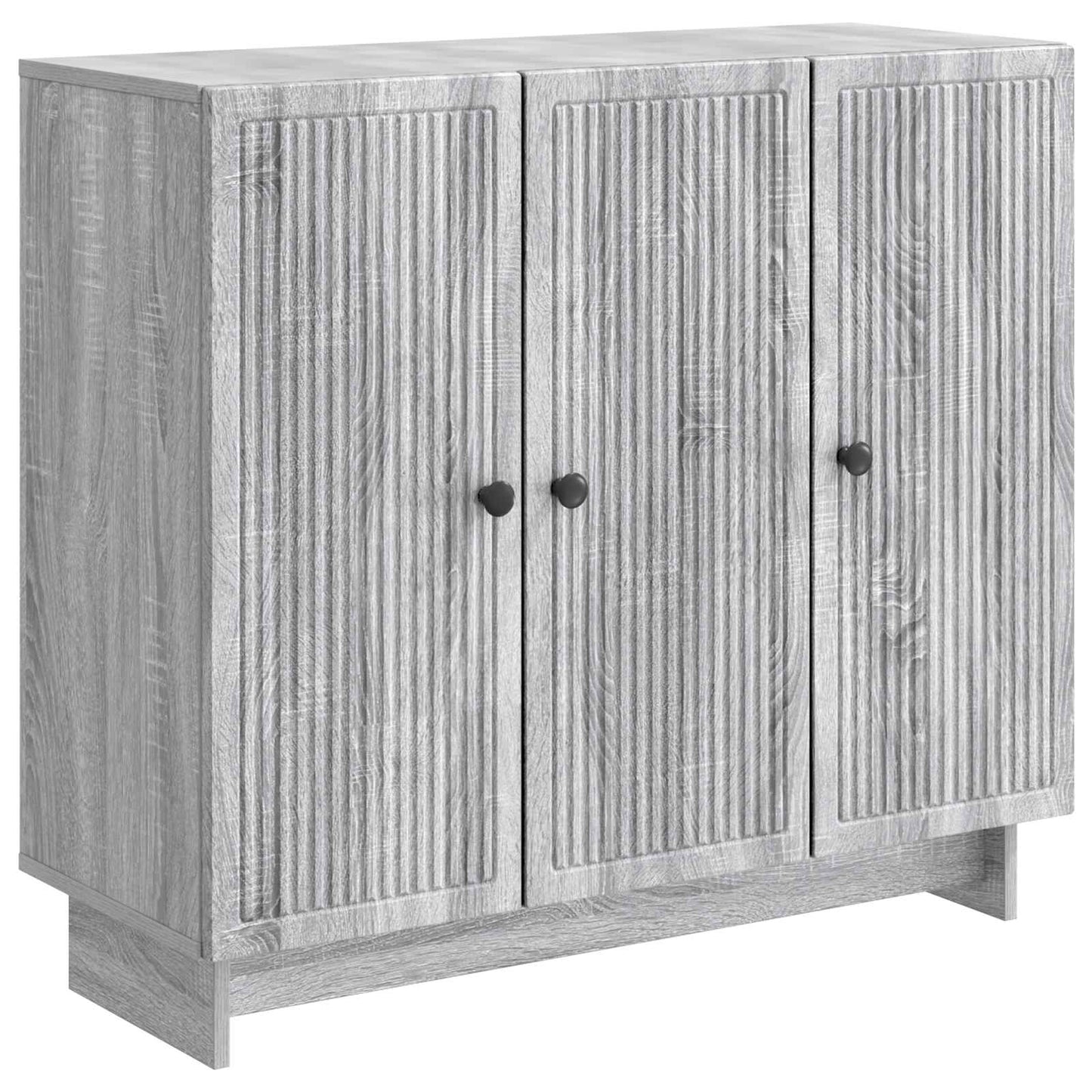 Dressoir Grijs sonoma 89 x 34,5 x 80 cm Bewerkt hout is nu te koop bij PeponiXL, paradijselijk wonen!
