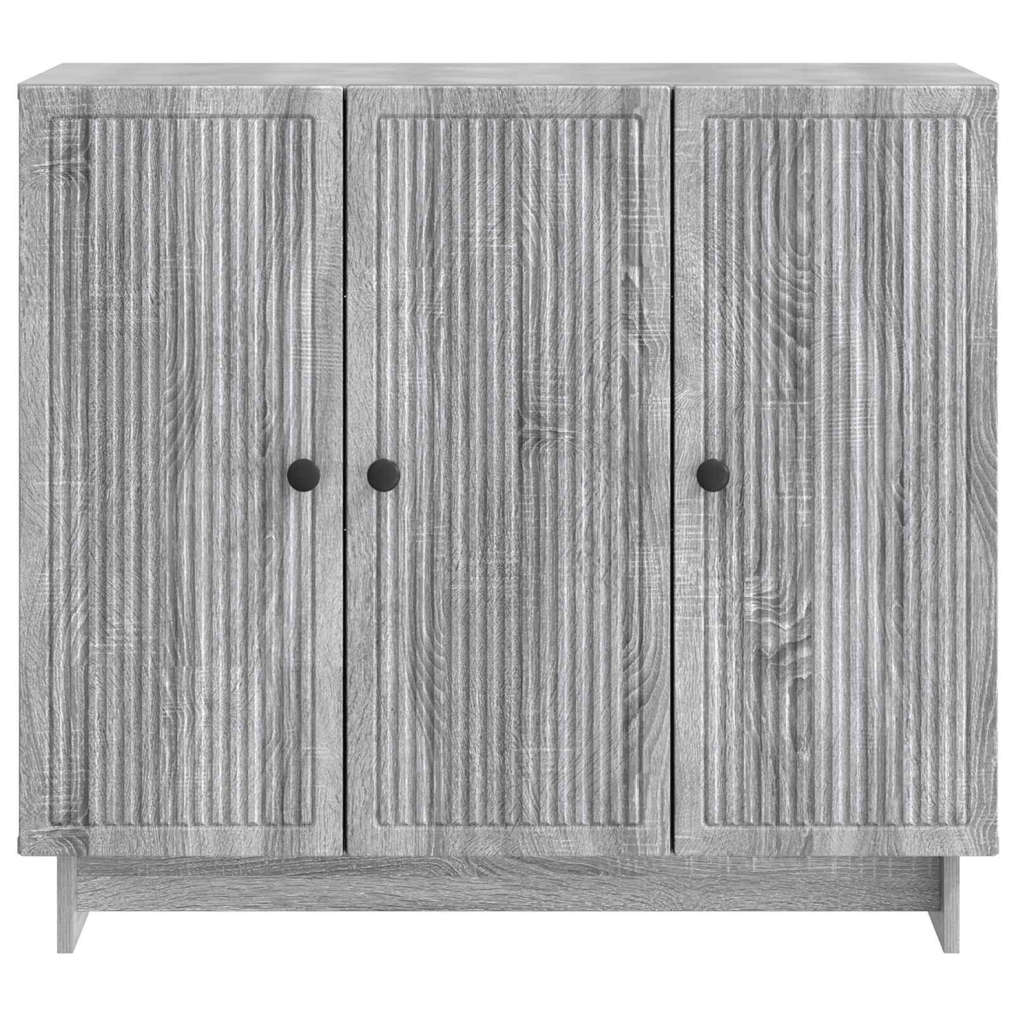 Dressoir Grijs sonoma 89 x 34,5 x 80 cm Bewerkt hout is nu te koop bij PeponiXL, paradijselijk wonen!