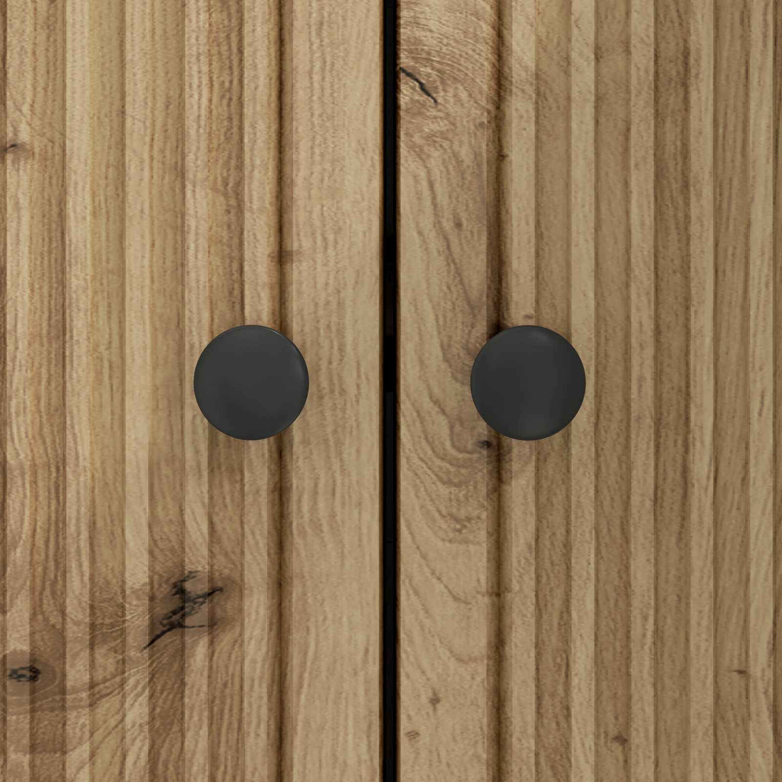 Dressoir Artisanaal eiken 89 x 34,5 x 80 cm Bewerkt hout is nu te koop bij PeponiXL, paradijselijk wonen!