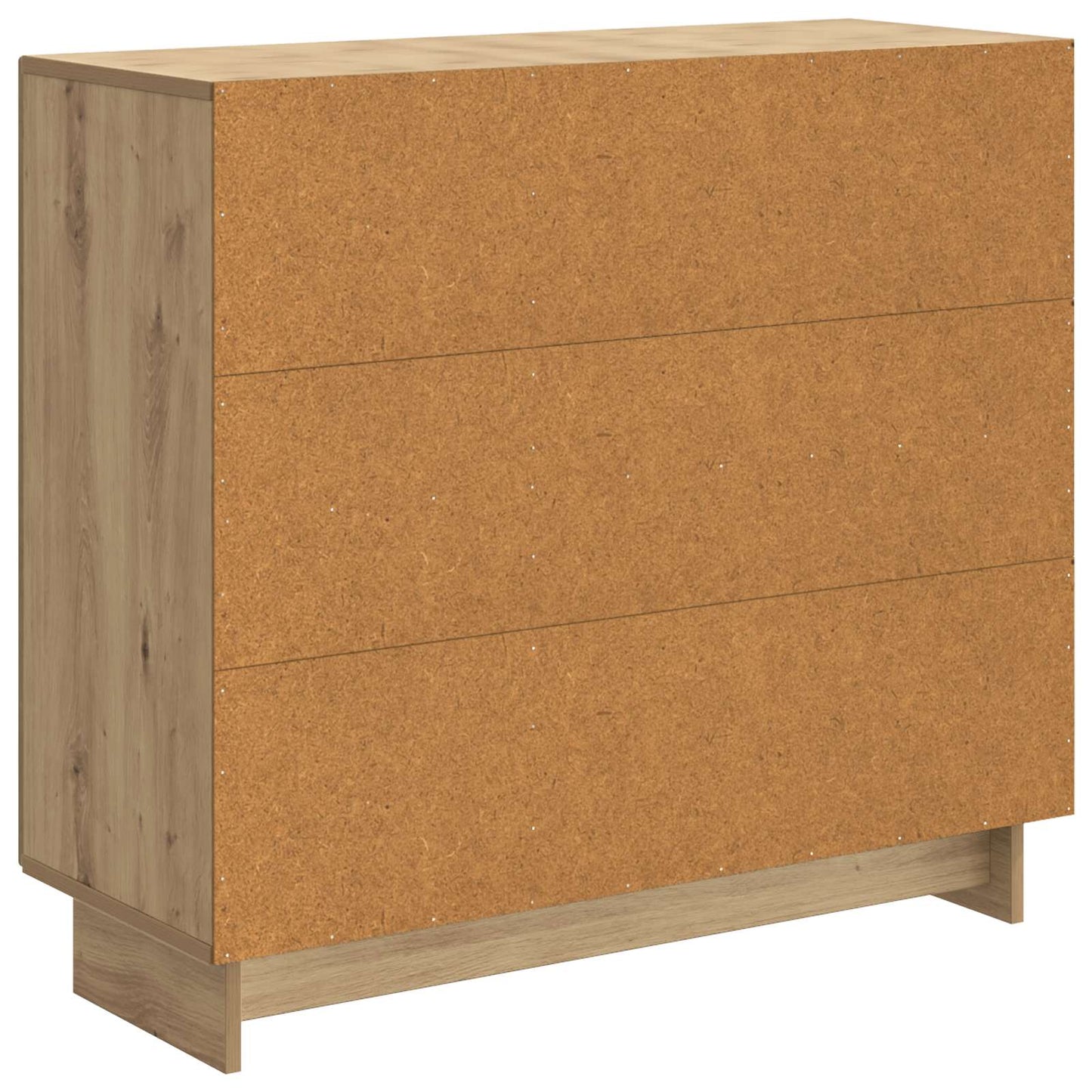 Dressoir Artisanaal eiken 89 x 34,5 x 80 cm Bewerkt hout is nu te koop bij PeponiXL, paradijselijk wonen!