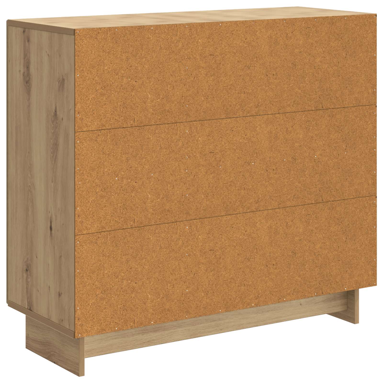 Dressoir Artisanaal eiken 89 x 34,5 x 80 cm Bewerkt hout is nu te koop bij PeponiXL, paradijselijk wonen!