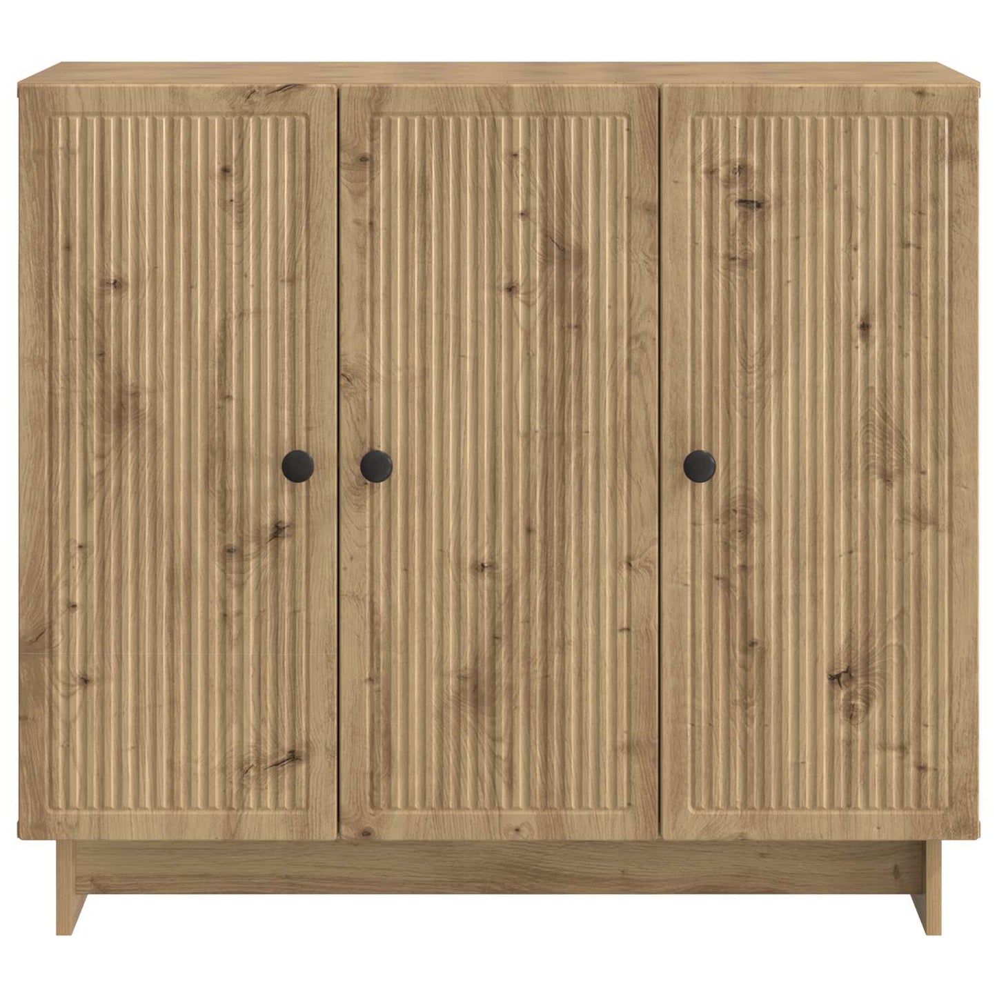 Dressoir Artisanaal eiken 89 x 34,5 x 80 cm Bewerkt hout is nu te koop bij PeponiXL, paradijselijk wonen!